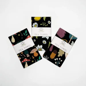 Custom Kitchen 100% Cotton Tea Towel Dye Sublimation Pattern Kitchen Tea Towel Dish Towel