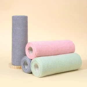 Custom Kitchen Cleaning Towel StrongAbsorption Dishrags Reusable Tearoff Cleaning Rag PotPan CleaningCloth Microfiber Towel Roll