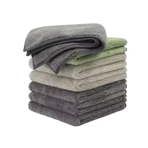 Custom Large Square Eco Friendly Polyester Microfiber Cleaning Towel for Kitchen Use