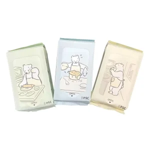 Custom Logo Biodegradable Non-Woven Water Wet Tissue Newborn Sensitive Skin Care Natural Baby Wet Wipes
