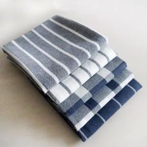 Custom Logo Cotton Tea Towel Set Kitchen 100% Cotton Kitchen Tea Towel