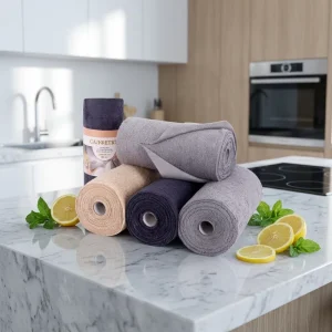Custom Logo Disposable Microfiber Cleaning Cloth OEM Kitchen Towel Dishcloth From Professional China Factory