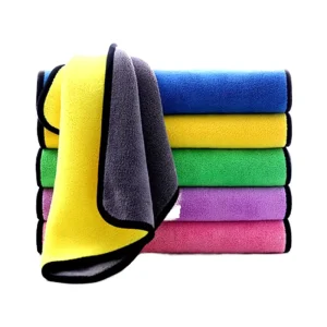 Custom Logo Extra Thick Coral Fleece Super Absorbent Wash Microfiber Towel Car Cleaning Towel Microfiber Towel