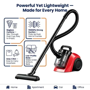 Custom Logo Horizontal Vacuum Cleaner Premium CE CB Commercial Silent Office Heavy Duty 1200W High Suction