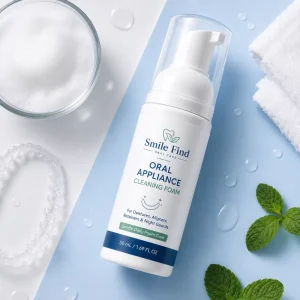 Custom Logo Natural Strong Effect Deep Cleansing Stain Removal Foam Cleaner for Braces and Aligner