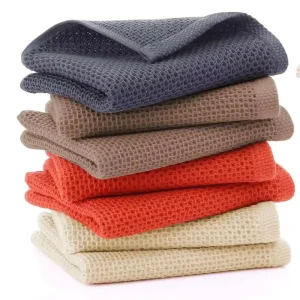 Custom Logo Printed High Quality Dish Towels For Kitchen Cotton Towel Set Quick Drying Kitchen Towels Cotton Dish