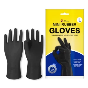 Custom Logo Printed Lightweight Reusable Waterproof Eco Friendly Durable Smooth Lining Latex Gloves for Kitchen Dishwashing
