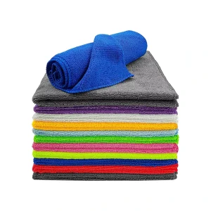 Custom Logo Quick-Dry Reusable Absorbent Towel Microfiber Cleaning Cloth for Car Window Kitchen
