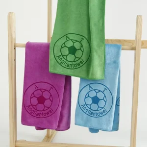 Custom Logo Towels Yoga Gym Fitness Club Use Sweat Absorbing Quick-Drying Microfiber Sport Towel