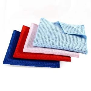 Custom Microfiber Waffle Kitchen Weave Towel Microfiber Cleaning Cloth for Cleaning Kitchen Microfiber Dish Towels
