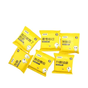 Custom Mini Pocket Non woven Spunlace Organic Water Sensitive Wet Wipes