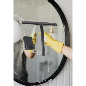 Custom Mirror Cleaner Silicone Squeegee for Washroom Glass Door Cleaning