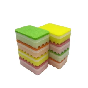 Custom Multi functional Biodegradable Kitchen Cleaning Dish Sponge Washing Dishes Dishwashing