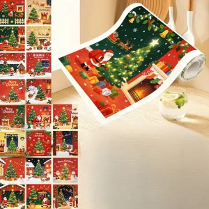Custom Position Printed Tearable Roll Microfiber Cloth Quick Dry Versatile Dish Towel for Kitchen Multi-scene Cleaning