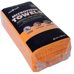 Custom Printed 36 Packs 400gsm Premium Microfiber Cleaning Cloths Dry Kitchen Car Wash Rags for Floor Usage Suitable Car Towels