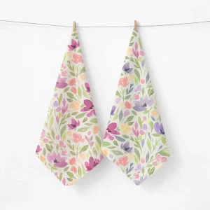 Custom Printed Kitchen Tea Towels Service Linen Tea Towels for Retail Sales Channels
