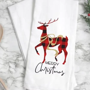 Custom Printed Linen Tea Towel Size White Cotton Blank Sublimation Cotton Polyester Kitchen Dish Tea Towel