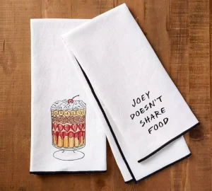 Custom Printing Quick-Dry Eco-Friendly Reusable Cotton Kitchen Tea Towels White for Hotel & Restaurant Use