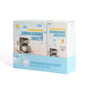 Custom Private Label Eco Friendly Dishwasher Strips Biodegradable Disposable Dishwashing Sheets
