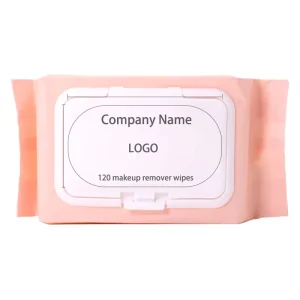 Custom Private Label Makeup Remover Wipes Cleansing Face Wipes Daily Cleansing Facial Towelettes