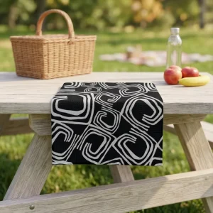 Custom Sublimation Printed Polyester Microfiber Waffle Absorbent Eco Kitchen Cleaning Dish Cloth Tea Towel