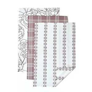 Custom Sublimation Waffle Weave Microfiber Kitchen Tea Towel Super Absorbent Quick Dry Eco Friendly Soft Dish Cloth Design