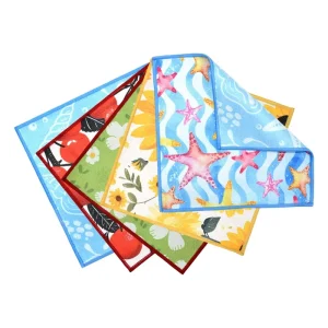 Custom Waffle Kitchen Towels Daily Dishcloth Dish Towel Water Absorbent Drying Home Kitchen Essentials 80%