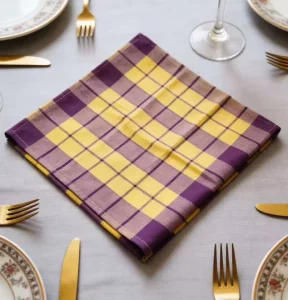 Custom Woven 100% Cotton Absorbent Tea Towel for Kitchen Cleaning