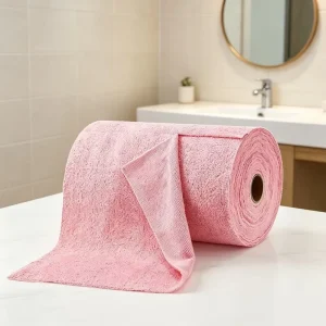 Customised Microfiber Cleaning Cloth Kitchen Cloths Reusable Tear Away Towels Cleaning Cloths in Roll