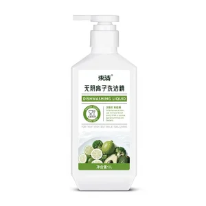 Customizable 1L Anion Free Dishwashing Detergent Food Grade Restaurant Universal Cleaning Tableware Fruits Vegetables Bottled