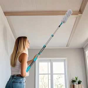 Customizable Aluminium Telescopic Pole with Flip Cam Locking for Household Cleaning Kit Multifunction Adjustable Extension Poles