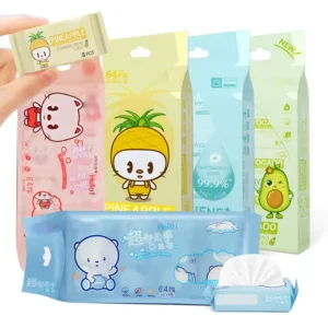 Customizable Mini Travel Size Wet Cleansing Wipes Portable Mini Wet Wipes