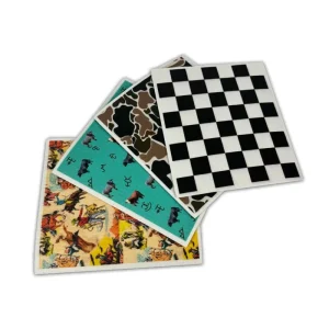 Customizable Natural Material Dish Cloth with Western Style Print Eco Friendly Kitchen Towels