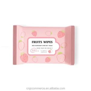 Customizable Portable Mini Baby Wipes Water Based Natural Makeup Cleansing Wipes for Face with Free Sample