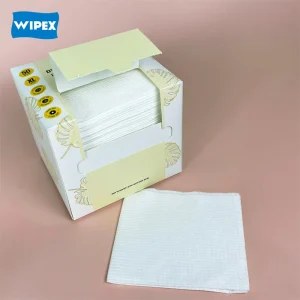 Customization Disposable Biodegradable Viscose Facial Cleansing Wipes Makeup Removal Cloth