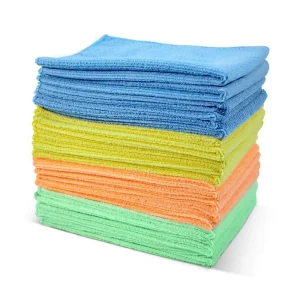 Customized 80Pcs Microfiber Cleaning Cloths Washable Kitchen Clean Towels for Dish Reusable Microfiber Antibacterial Towels