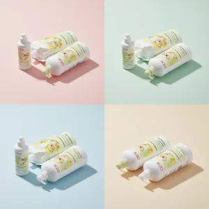 Customized Baby Bottle Cleaning Detergent Set, Class 15%-30% Ingredient Stain Remover, Fruit Vegetable Cleaner