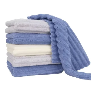 Customized Coral Fleece Kitchen Cleaning Dish Cloth Microfiber Towels for Kitchen Reusable Super Absorbent Cleaning Cloths