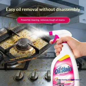 Customized Eco Friendly Oil Stain Cleaner Spray Powerful Degreasers for Kitchenware Sink Range Hood Deep Cleaning Stain Remover