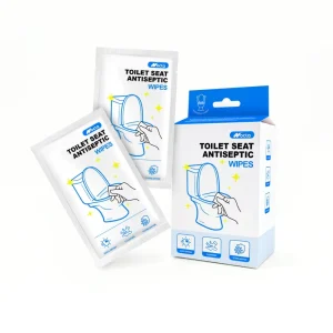 Customized Effective Alcohol Antibacterial Antiseptic Cleansing Disposable Portable Flushable Wet Toilet Wipes