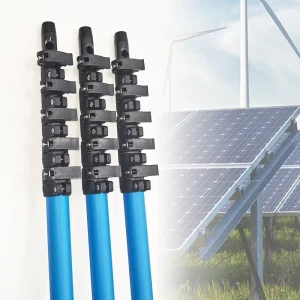 Customized High Strength Carbon Fiber Fiberglass Telescopic Water Fed Pole for Light Gutter Cleaning Vacuum Equipment Tool