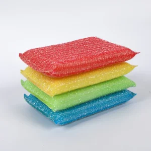 Customized Kitchen Eco Friendly Dish Wash Cleaning Sponge Scouring Pad