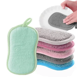 Customized Logo Kitchen Items Eco friendly Kitchen Cleaning Sponges Scouring Pads Sponges for Washing Dishes