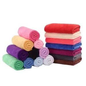 Customized Logo Pattern Solid Color 300 Gsm Microfiber Kitchen Towels