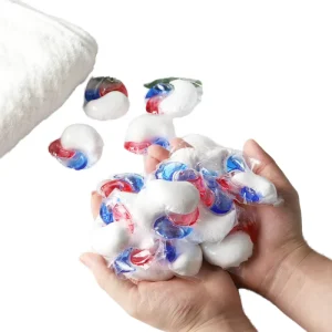 Customized Low Foam Dishwashing Tablets Multi Purpose Household Chemicals Cleaning Capsules for Kitchen Use