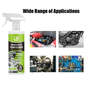 Customized Non Caustic Foam Degreaser Engine Cleaner Strong Decontamination Safe for Plastic 500ml Car Interior Exterior Use