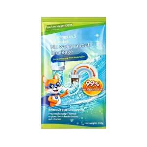 Customized OEM Guangdong Pipeline Dredging Strong Dissolving Toilet Sewer Powder with Odor Removal Cleaning Products
