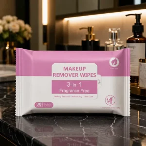 Customized Packing Makeup Remover Wet Wipes Travel Makeup Daily Facial Cleansing Individual Makeup Remover Wipes