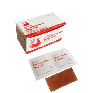 Customized Portable Medical Antiseptic Disinfection Wipes Povidone Iodine Pad for Face Body Head Leg Breast Hand Application
