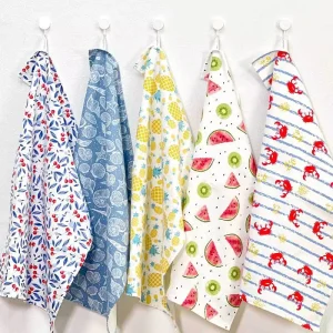 Customized Production of Kitchen Towels Printed Pure Cotton Tea Towels
